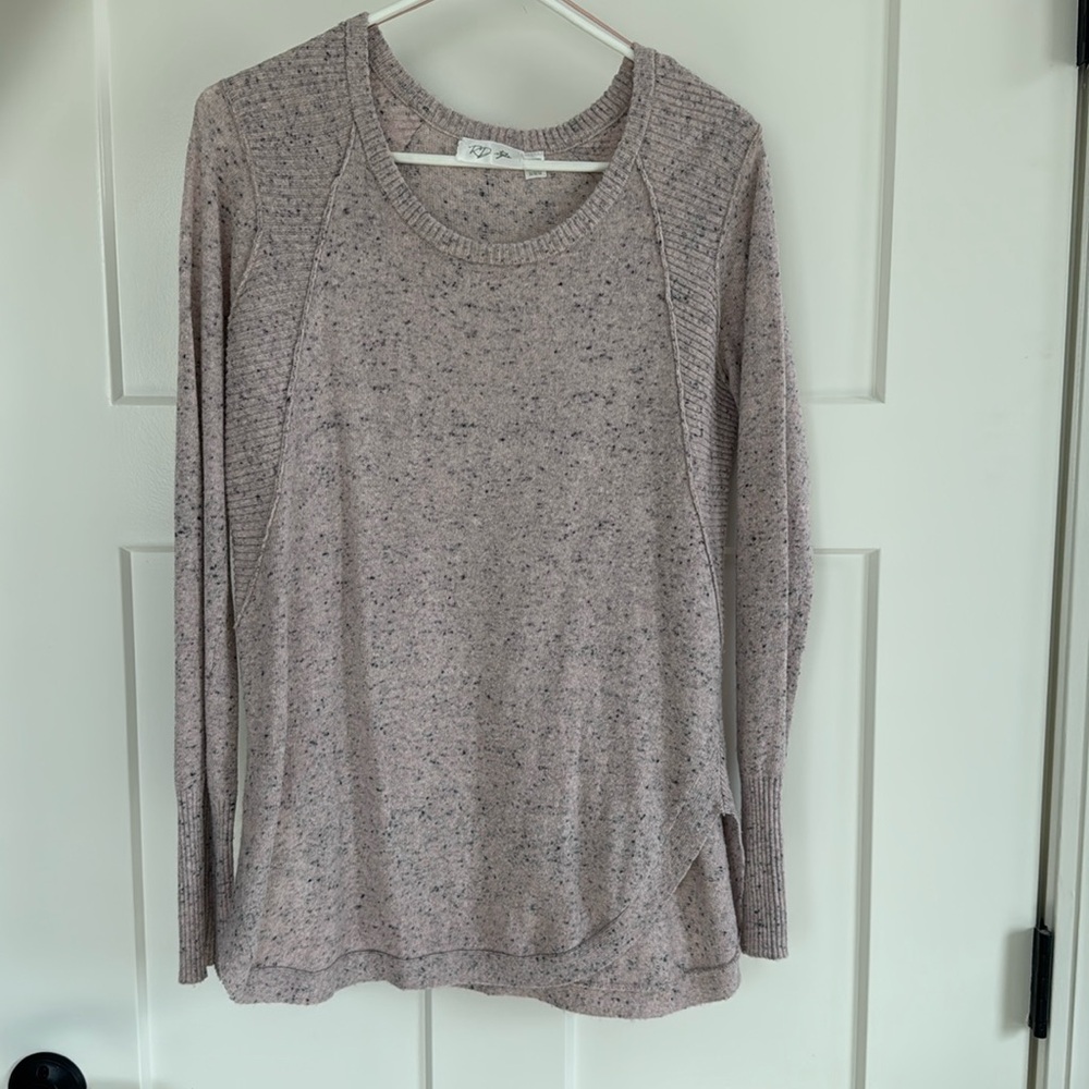 Purple heathered sweater size medium